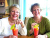 Joy & Lynne with their tropical surprises ...
