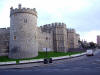 walking passed Windsor castle early Wednesday morning on our way to the rail station @ Windsor - destination Waterloo