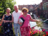 on the canal bridge at the Symphony Hall/Brindley Place