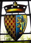 stained glass window @ baddsley Clinton