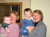William & Thomas with Lynne & Joy