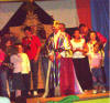 Peter as 'Joseph' - photo taken from the back but one row hence the poor quality!!