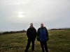 William (Bill) McBain and Terry Curzon over Clent Hill on 30 December 2011