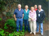 the 'gang'  [Lynton, Joy, Lynne, Ian & me] over the Malvern Hills - Saturday 14th Oct 06