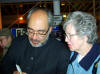 Jonathan Veira signing Joan Lucas' programme - at a Concert with him on Tuesday 28th February 06